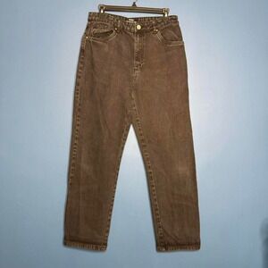 Cotton On Black Jeans Women's Size 8‎ Loose Straight Leg Denim High Rise